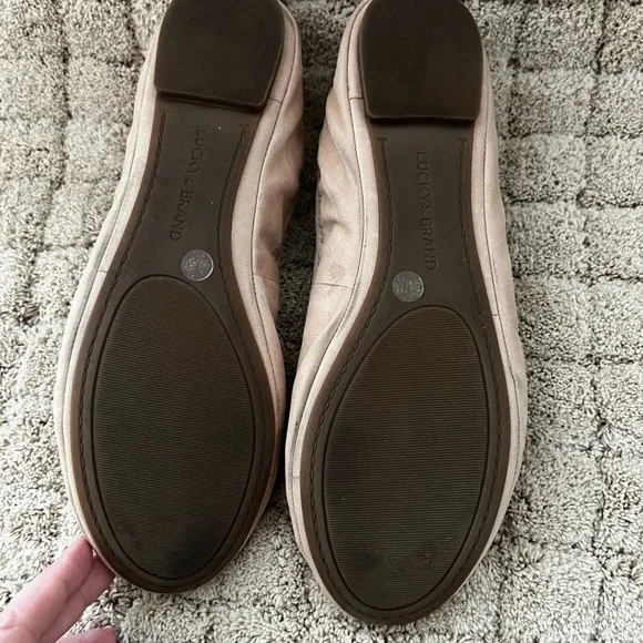 Lucky Brand Soft Blush Ballet Flats - Neutral Pink - Picture 3 of 4
